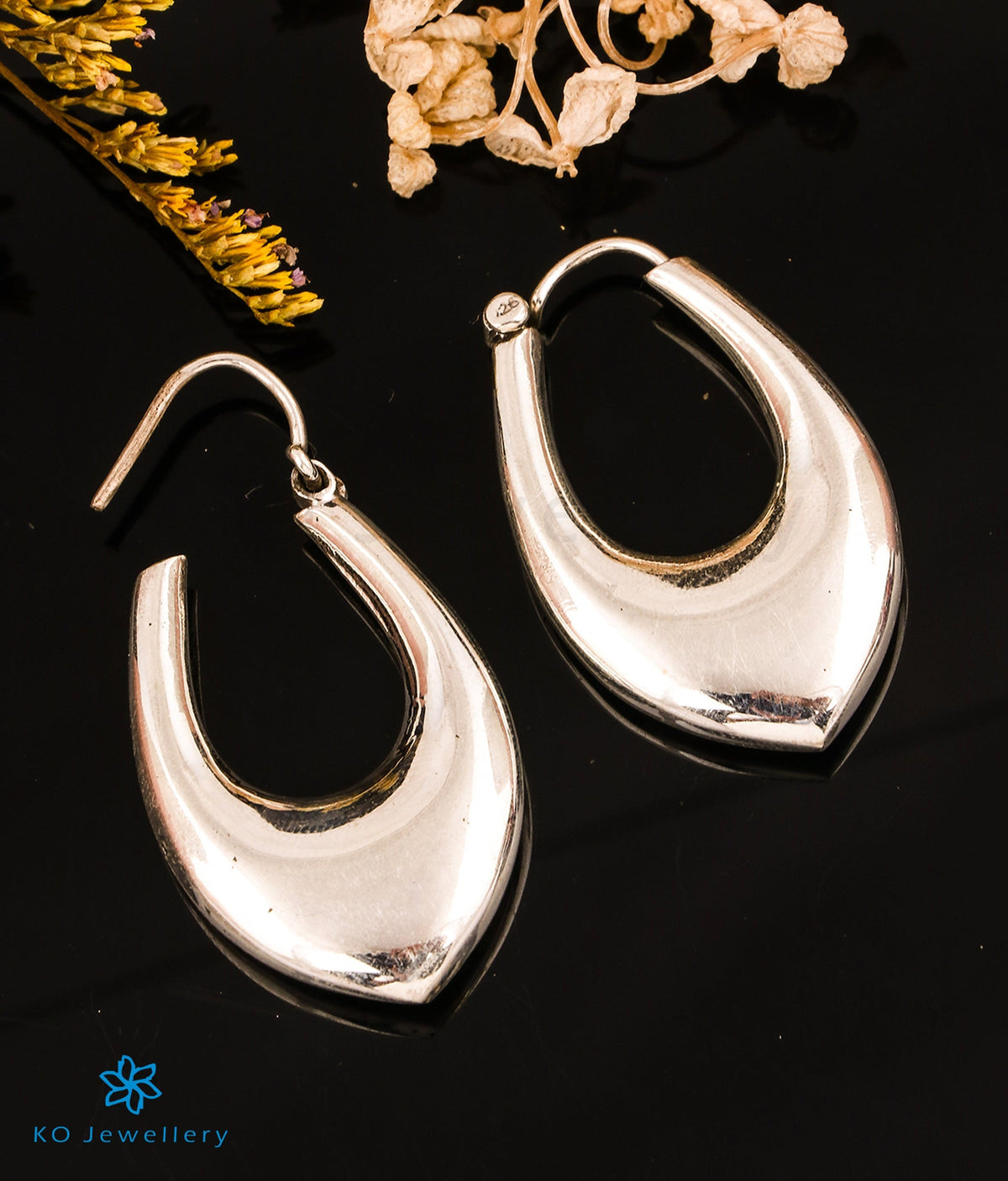 Silver Color CZ Hoop Earrings | FashionCrab.com
