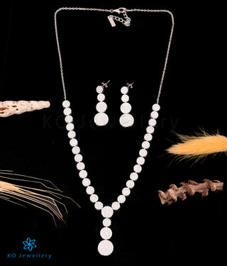 The Zari Silver Necklace Set