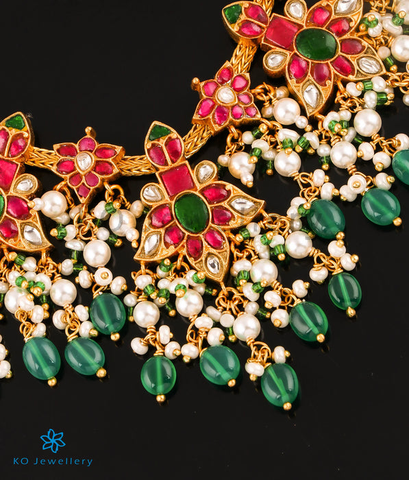 The Mahsa Silver Kundan-Jadau Necklace
