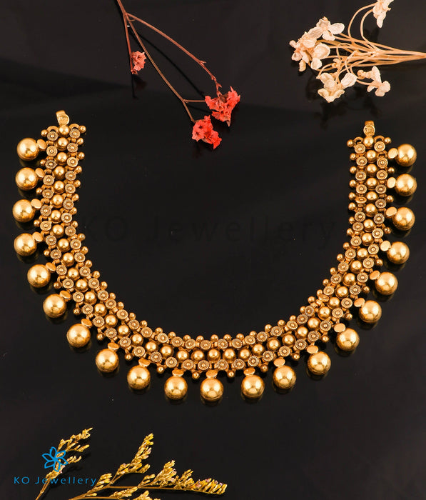 The Ajeya Silver Antique  Necklace