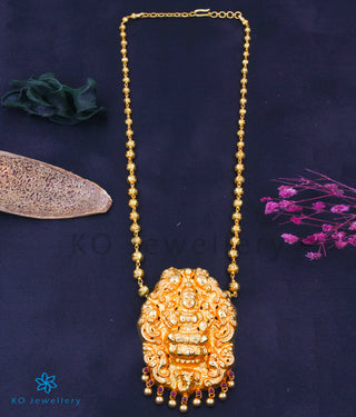 The Dharini Nakkasi Silver Lakshmi Pendant