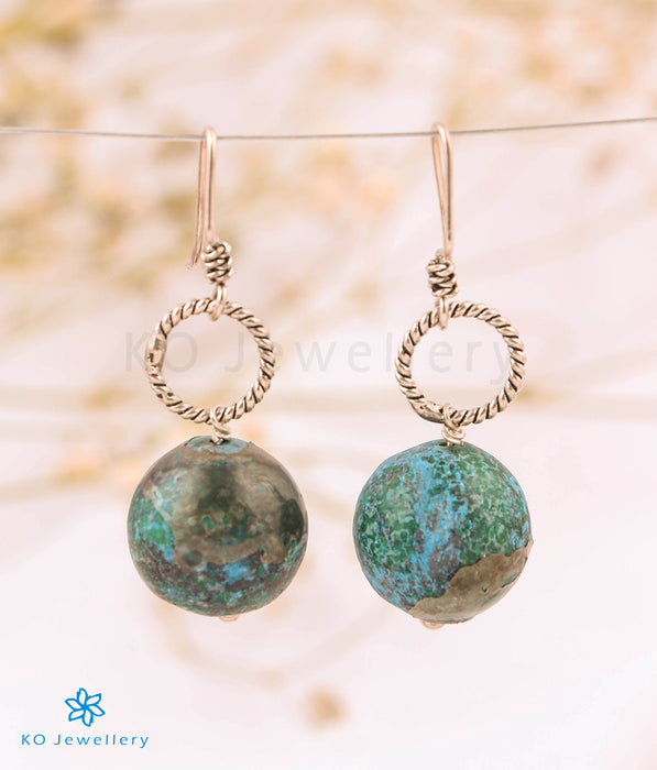 The Turquoise Silver Gemstone Earring