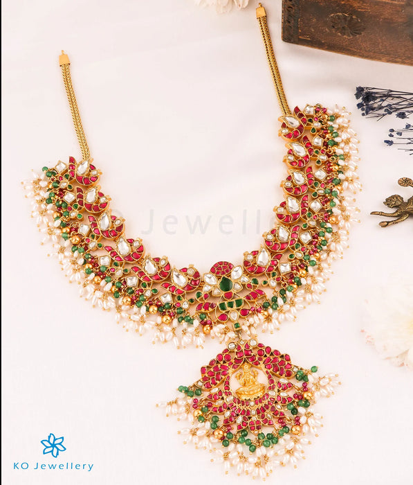 The Vibha Silver Lakshmi Kundan-Jadau Necklace