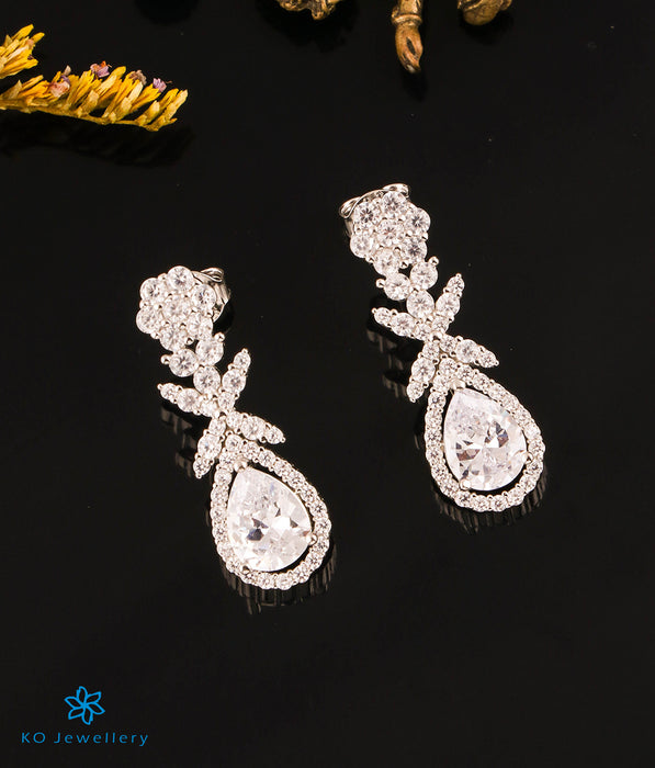 Karatcart Premium Pink Platinum Plated Swiss Cubic Zirconia Earrings for  Women  Amazonin Fashion