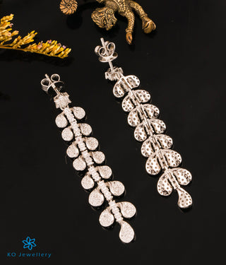 The Phenomenal Sparkle Cocktail Silver Earrings