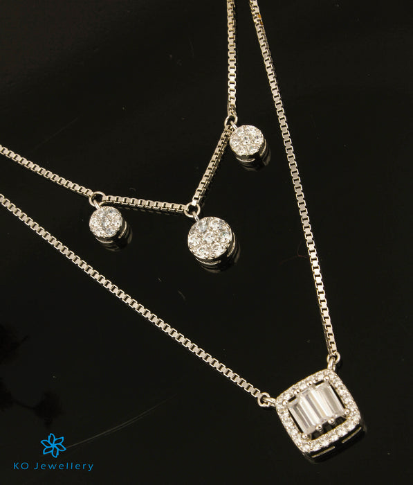 The Sweetheart Silver Layered Necklace