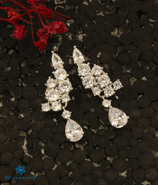 The Snowflake Silver Earrings