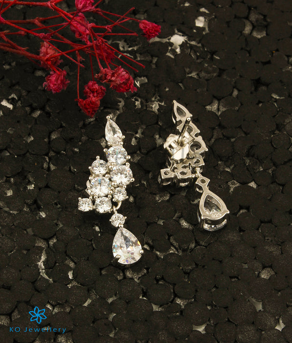 The Snowflake Silver Earrings