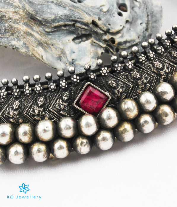 The Sarika Silver Maharastrian Tussi Necklace