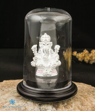 The Gunina 999 Pure Silver Ganesha Idol