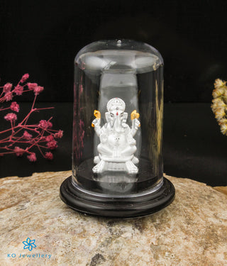 The Gaurik 999 Pure Silver Ganesha Idol