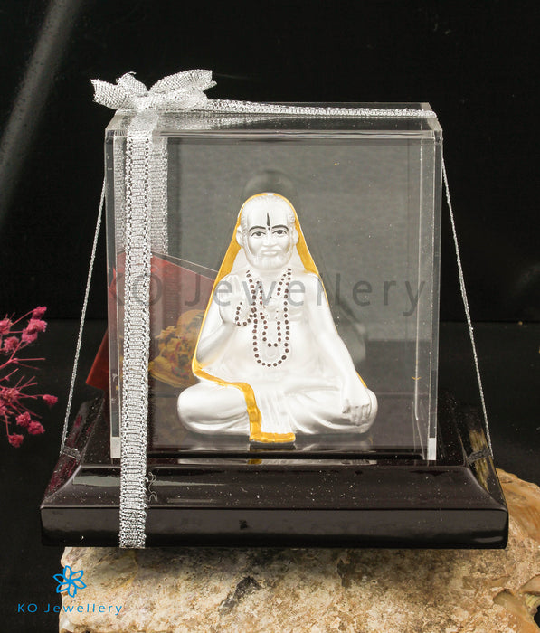 The Raghavendra Swami 999 Pure Silver Idol