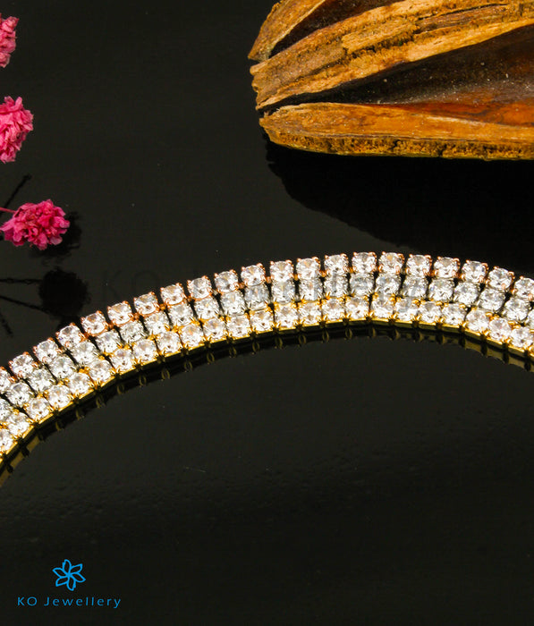 The Maura Silver Rose Gold Bracelet