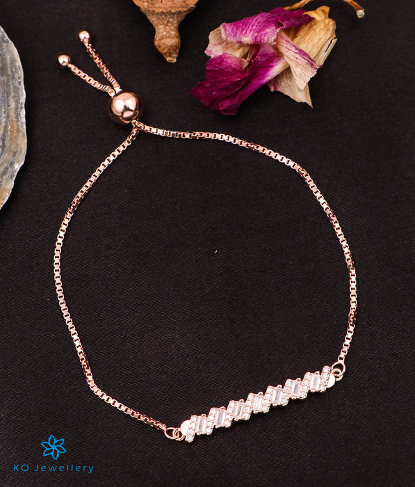 The Vinca Silver Rose-gold Bracelet