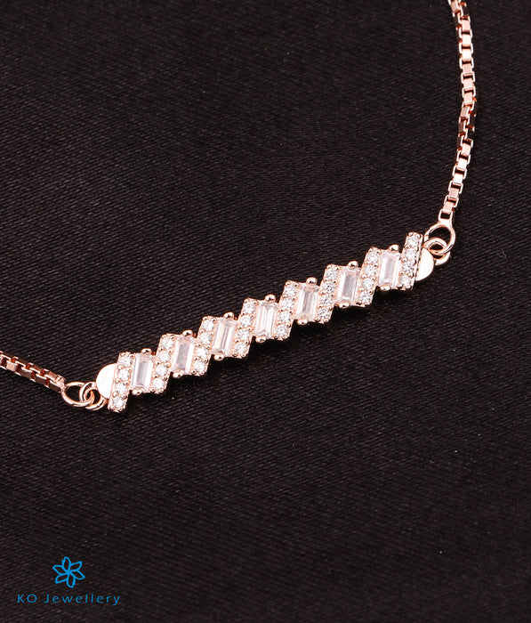The Vinca Silver Rose-gold Bracelet