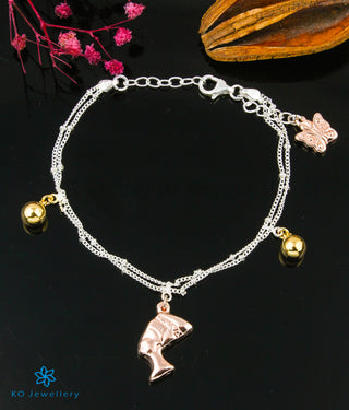 The Zarna Silver Charms Bracelet