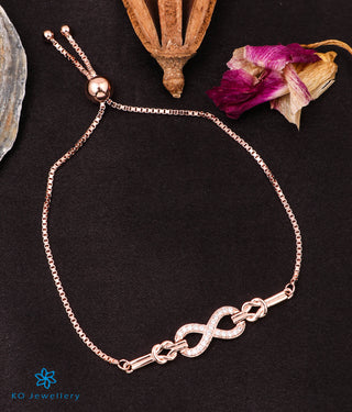 The Hamesha Silver Rose-gold Bracelet