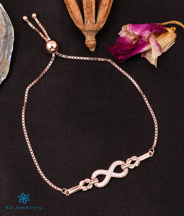 The Hamesha Silver Rose-gold Bracelet
