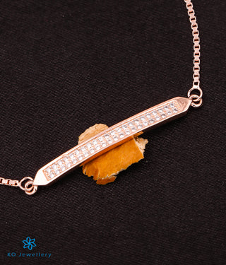 The Zila Silver Rose-gold Bracelet