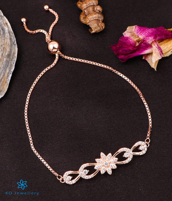 The Maysa Silver Rose-gold Bracelet
