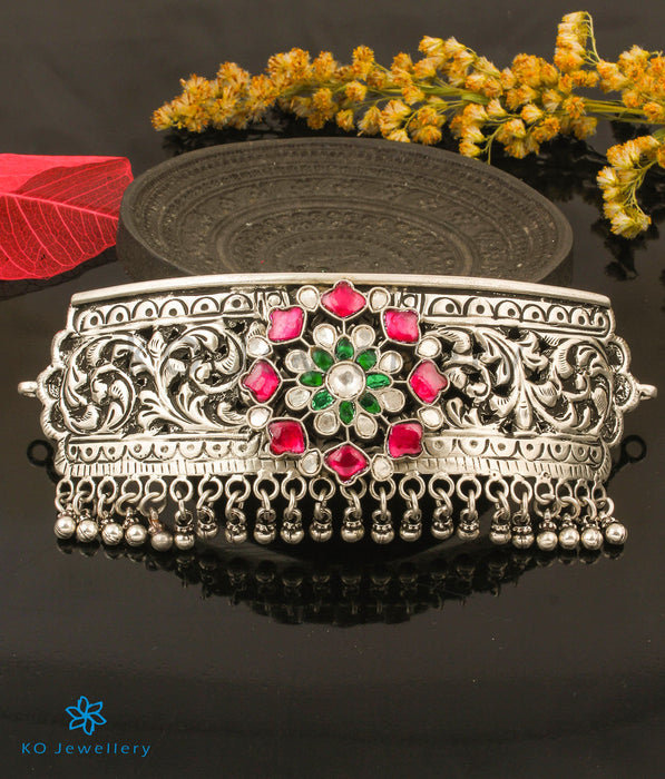 The Anahita Silver Kundan Choker Necklace