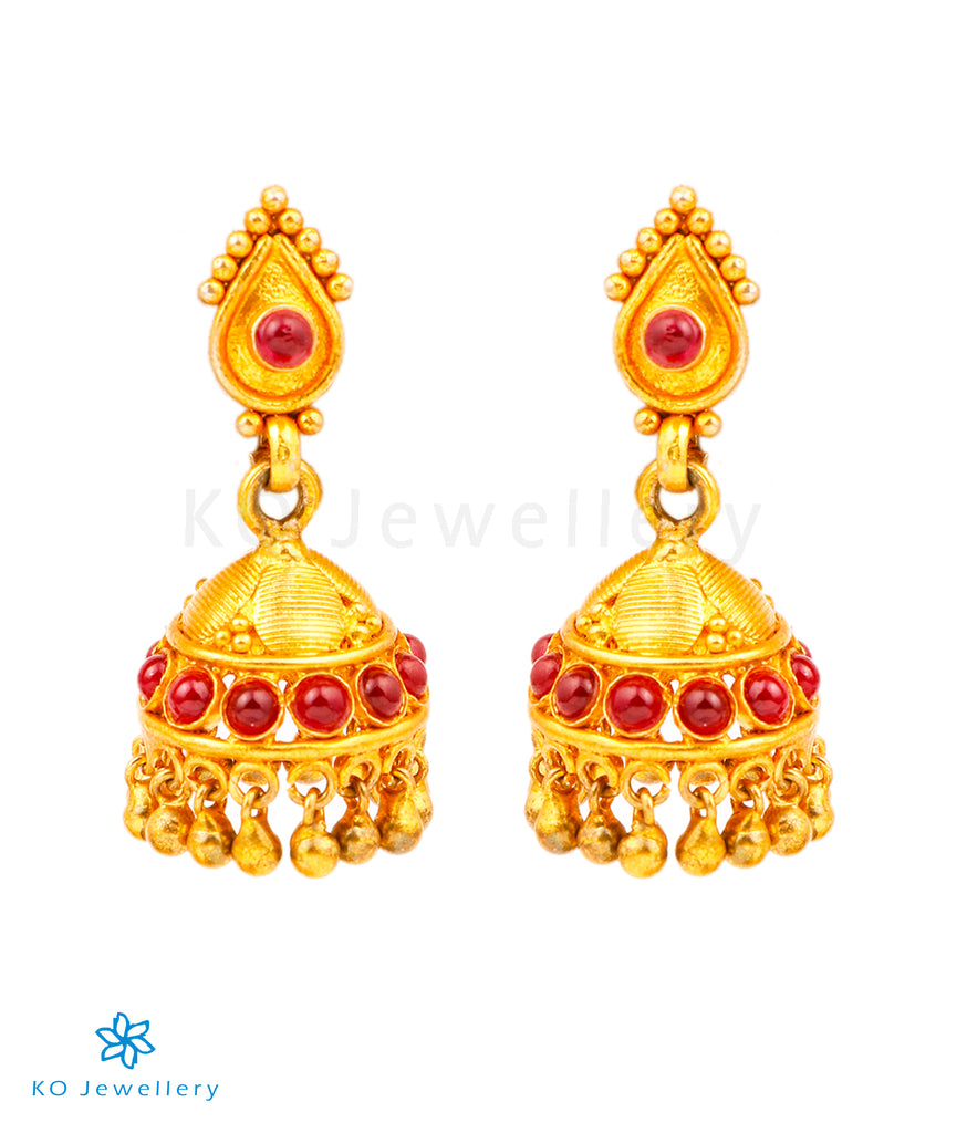 designer long jhumka earrings for women Kundan jhumki for party wear pink  color jhumki