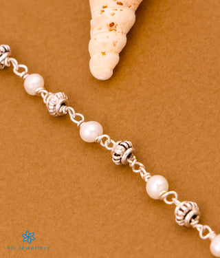 The Marisa Silver Pearl Necklace