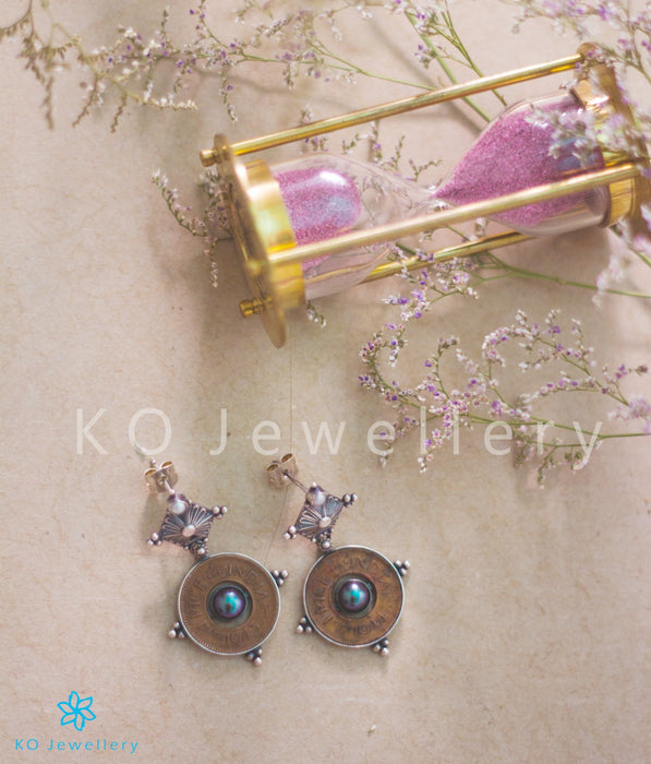 The Kasu Antique-Coin Silver Earrings