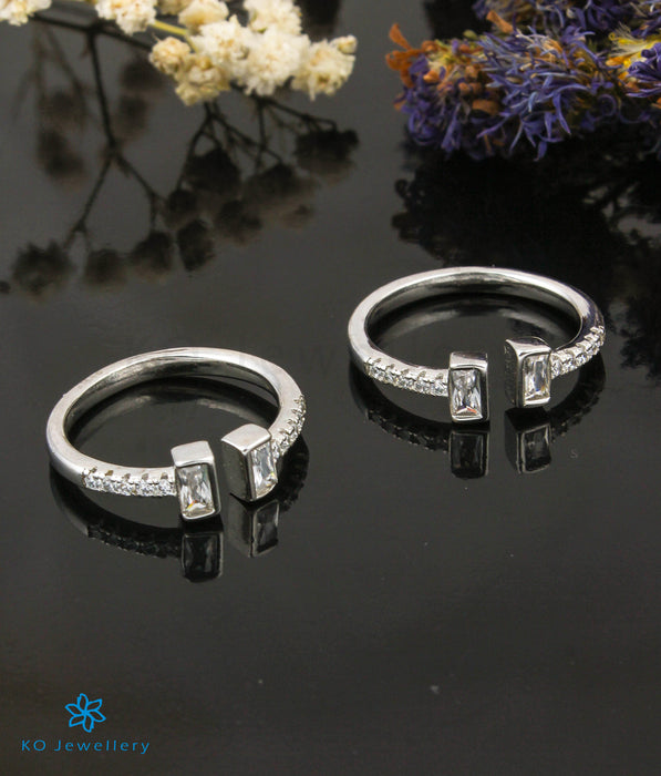 The Eliora Silver Toe-Rings
