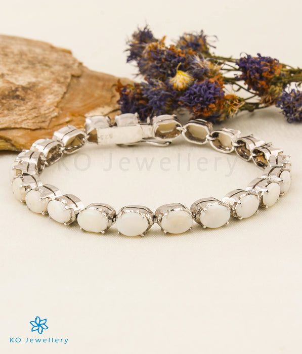 The Opal  Gemstone Silver Bracelet