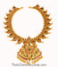 Kempu studded South Indian antique bridal jewellery collection