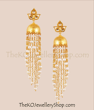 Shop online for women’s gold plated silver  jhumka jewellery