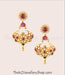 Shop online for women’s gold dipped navratna silver earrings jewellery