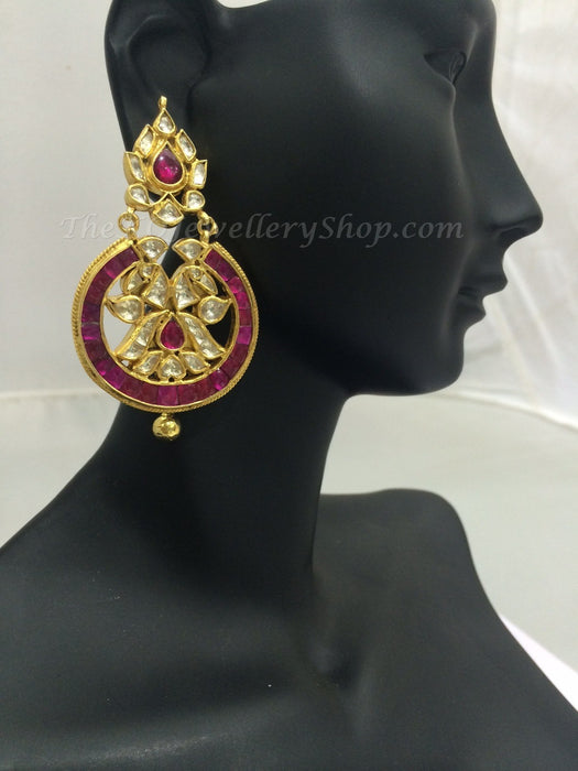 The Umrao Earring -Red