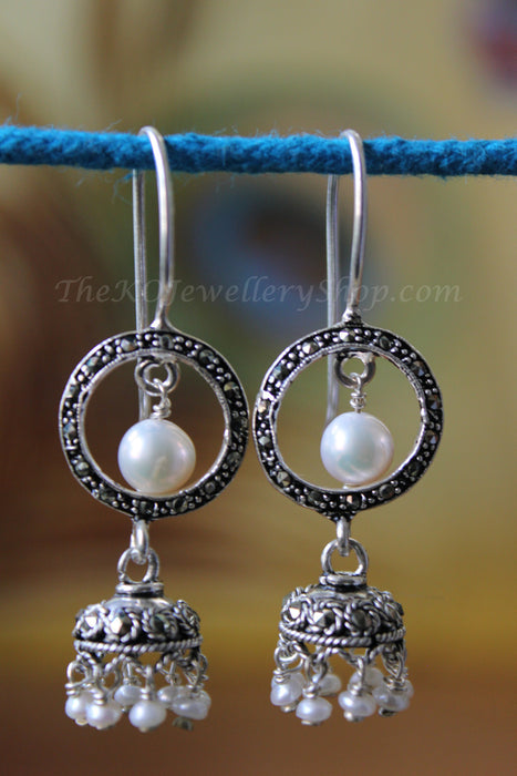 new collection silver jhumka for women shop online