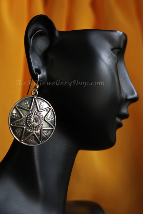 unique earrings ethnic silver jewellery online