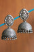 Om jhumkas vintage silver indian jewelry 