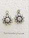 Cubic zircon studded charming indian silver jewellery 