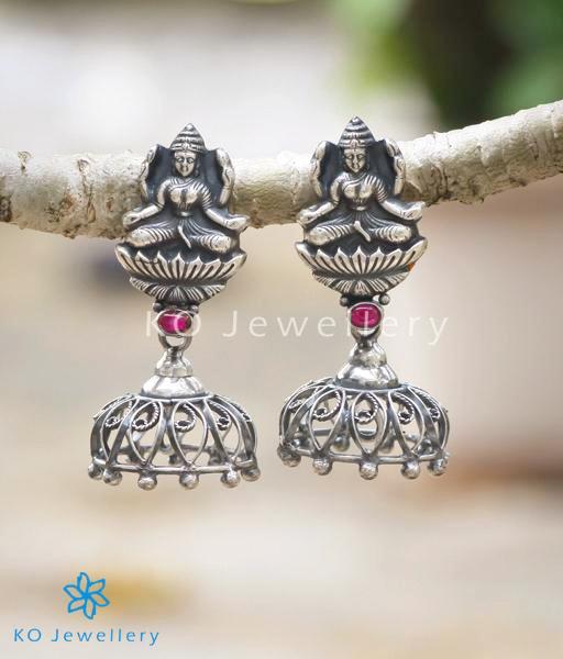 Handcrafted traditional temple jewellery jhumkas