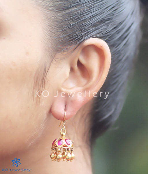 Antique silver temple earrings at 2700 only
