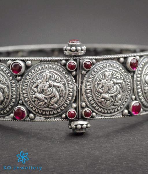 Dancing apsara bracelet temple jewellery collection