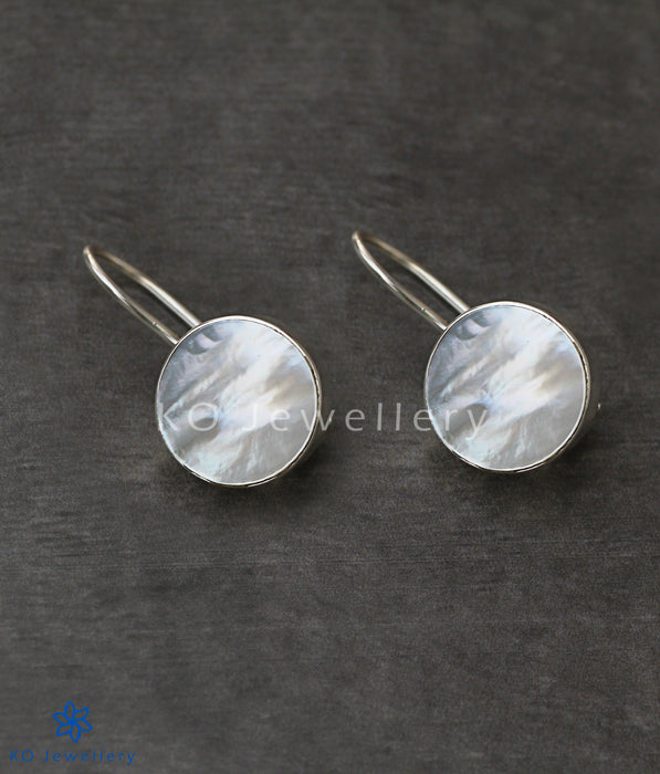 pure silver earrings elegant mother of pearl online shopping