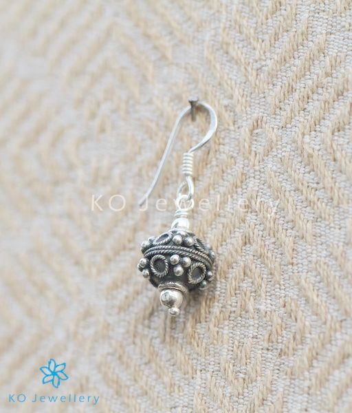 Gorgeous, daily wear silver temple jewellery earrings
