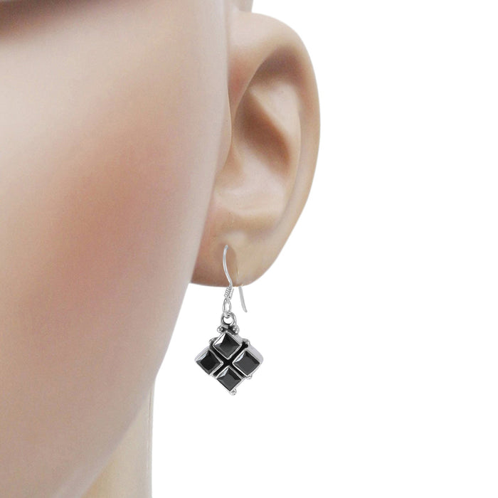 The Sahaj Silver Gemstone Earrings (Pearl)