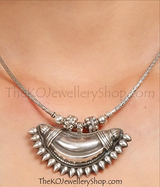The Navya Silver Necklace