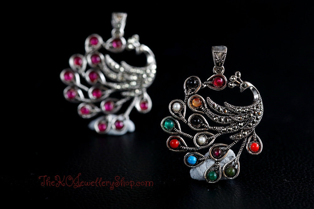 The Neelakanta Pendant - Multi-Colour - KO Jewellery