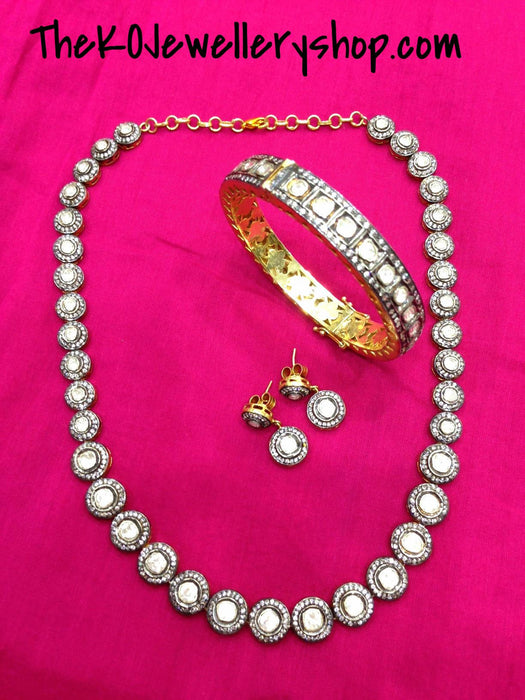The Silver Vajra Necklace Set - KO Jewellery