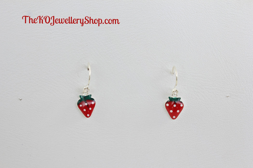 The Strawberry Earrings - KO Jewellery