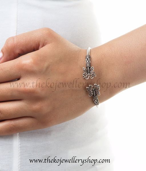 Shop online for women’s silver butterfly themed bracelet