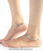 Handcrafted sterling silver oxidised anklets shop online